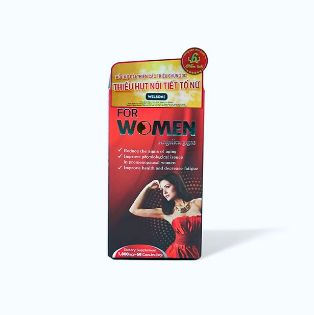 Hỗ trợ tăng cường sinh lý nữ Welson For Women lọ 60 viên