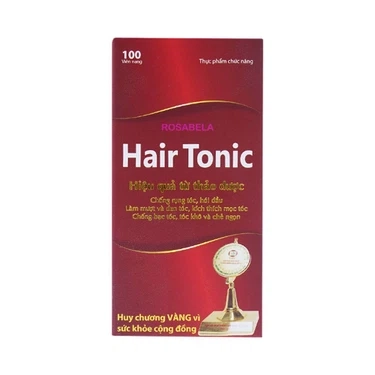 Hỗ trợ chống rụng tóc, hói đầu Hair Tonic Rosabela hộp 100 viên