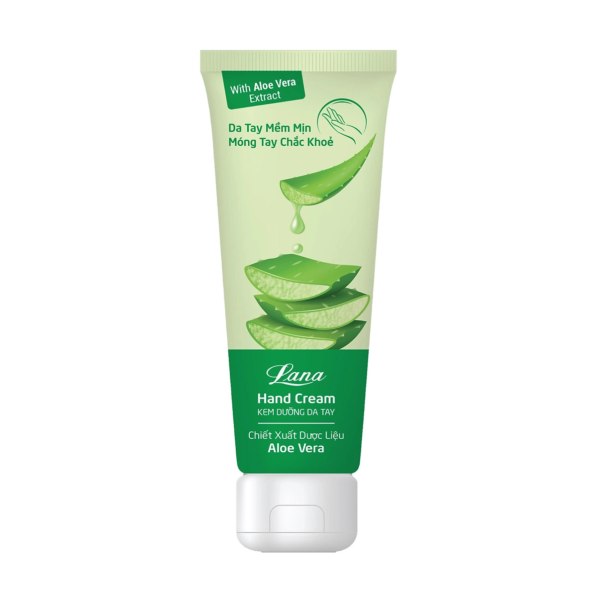 Kem dưỡng da tay Lana Hand Cream Aloe Vera tuýp 80g