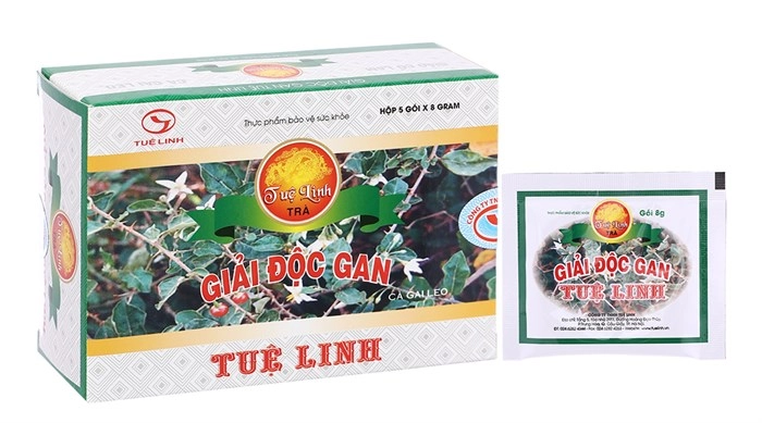 Trà Giải độc gan Tuệ Linh hộp 5 gói