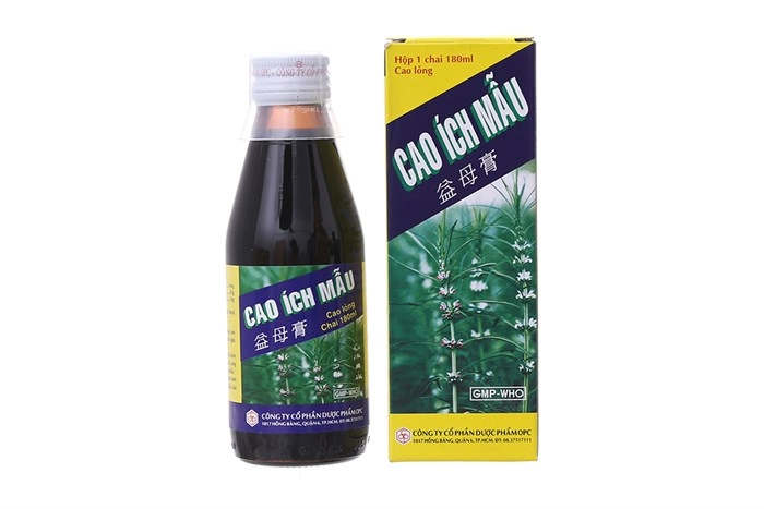 Thuốc điều hòa kinh nguyệt Cao Ích Mẫu chai 180ml