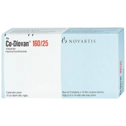 Thuốc điều trị huyết áp Co Diovan 160/25 hộp 28 viên