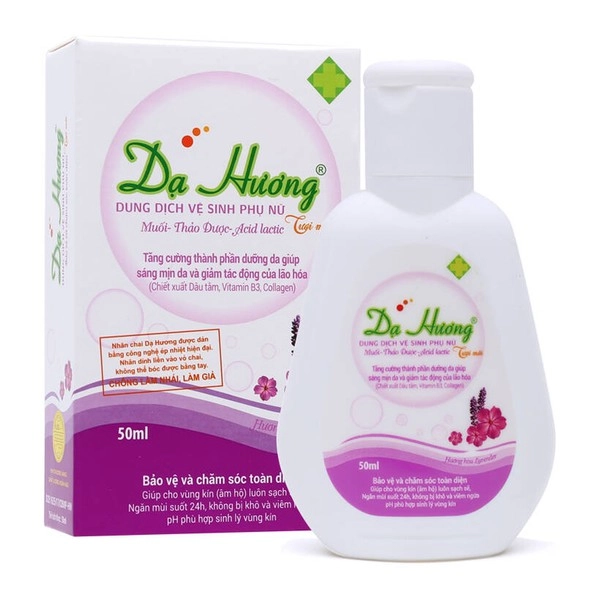 Dung dịch vệ sinh phụ nữ Dạ Hương Lavender  hộp 1 chai 50ml