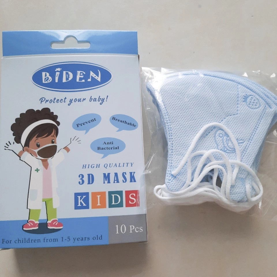 Khẩu trang y tế trẻ em Biden 3D Mask Kids hộp 10 cái