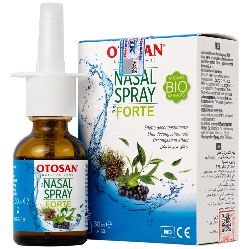 Dung dịch xịt mũi Otosan Nasal Spray Forte hộp 1 chai 30ml