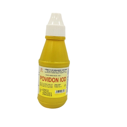 Dung dịch sát khuẩn POVIDON IOD (HÓA DƯỢC) lọ 90ml