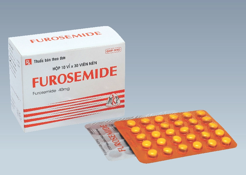 Thuốc lợi tiểu Furosemide 40mg (Mekophar) hộp 300 viên