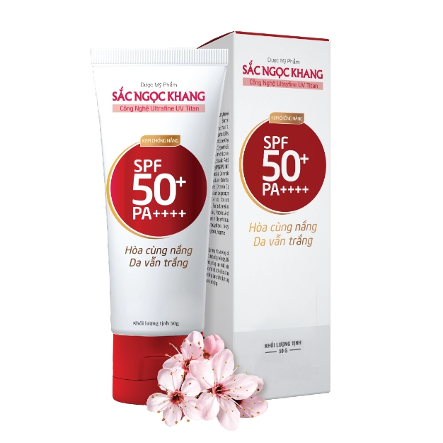 Kem chống nắng Sắc Ngọc Khang SPF50+ Pa++++ hộp 1 tuýp 50g