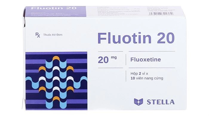 Thuốc trị trầm cảm Fluotin 20 STELLA hộp 2 vỉ x 10 viên