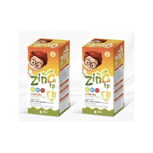 Bổ sung kẽm, hỗ trợ ăn ngon, tăng cường sức đề kháng Zinc Tp hộp 1 chai 100ml