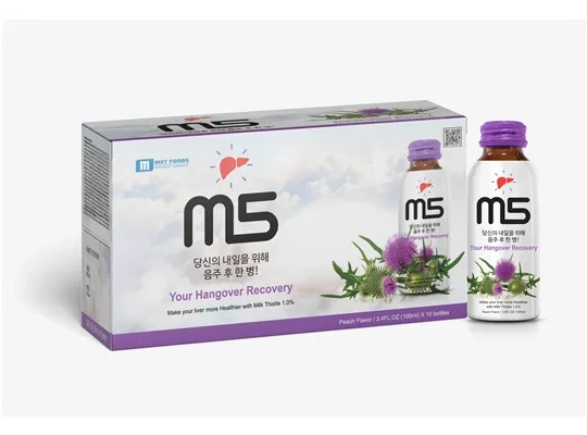 Nước giải rượu, bảo vệ gan M5 Hàn Quốc hộp 10 chai 100ml