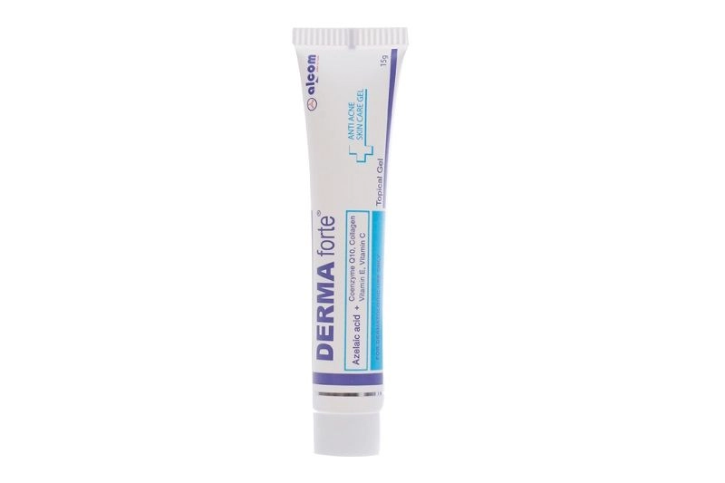 Kem trị mụn, mờ sẹo thâm Derma Forte tuýp 15g