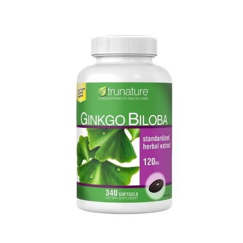 Thuốc bổ não Ginkgo Biloba 120mg Trunature của Mỹ lọ 340 viên