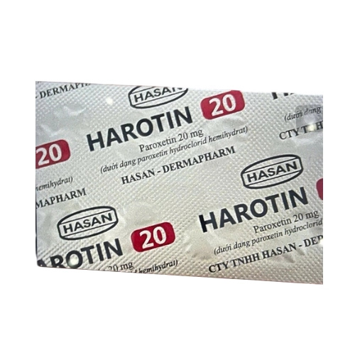 Thuốc chống trầm cảm Harotin 20 hộp 5 vỉ x 10 viên nén bao phim