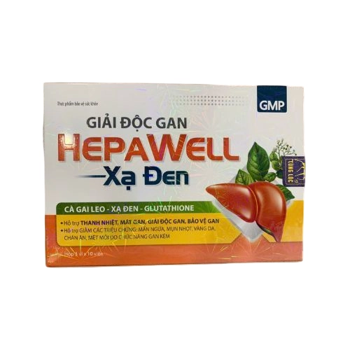 Viên uống giải độc gan HEPAWELL Bảo Bình hộp 3 vỉ x 10 viên
