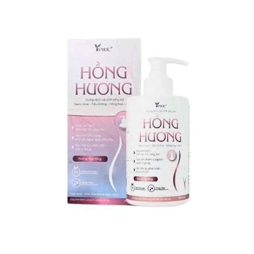 Dung dịch vệ sinh phụ nữ Hồng Hương Y Phúc chai 250ml