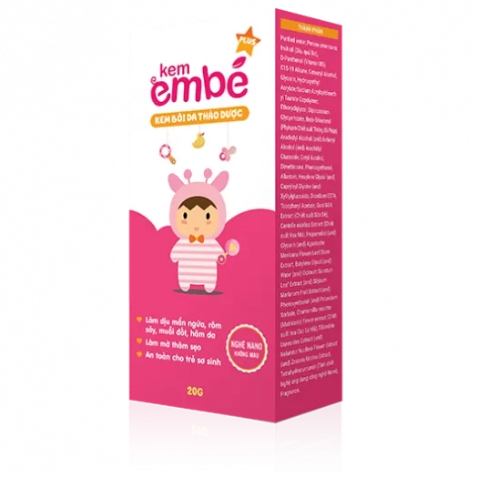 Kem bôi da thảo dược Em Bé Plus hộp 1 tuýp 20g