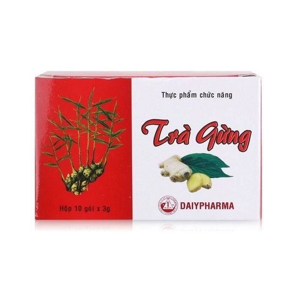 Trà gừng Đại Y hộp 10 gói x 3g