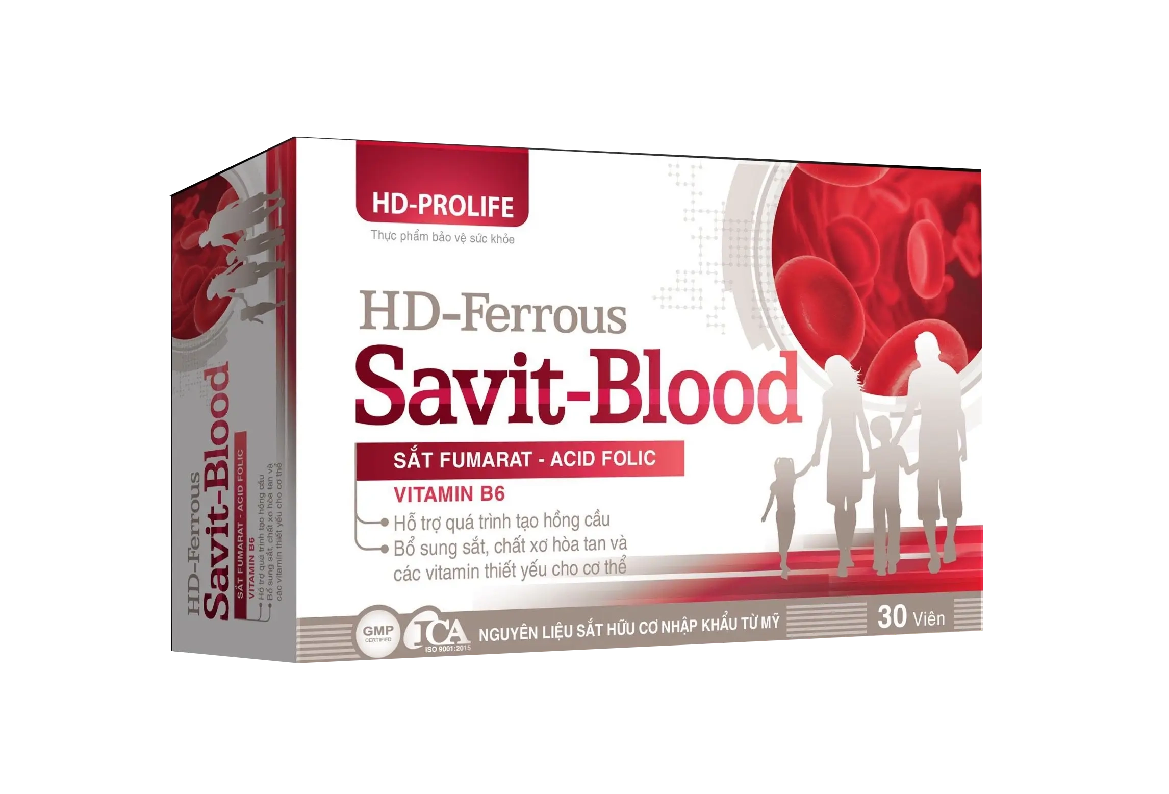 Bổ sung sắt HD-Ferrous Savit-Blood hộp 30 viên