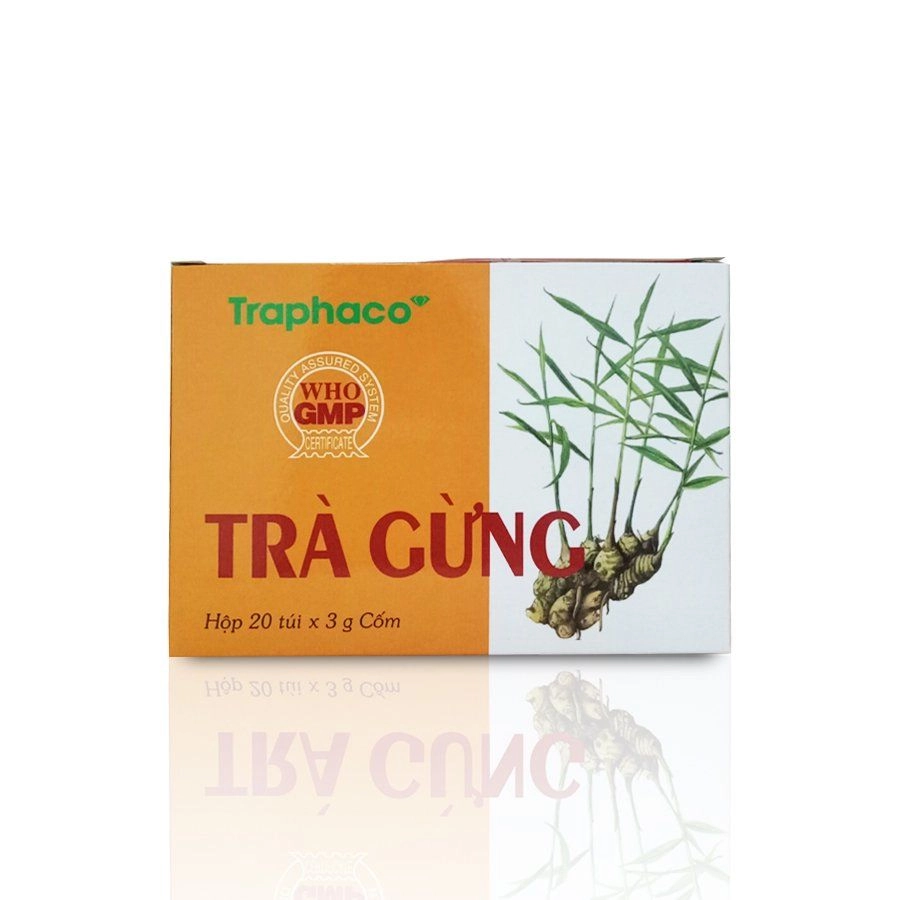 Trà Gừng Traphaco hộp 20 túi x 3g