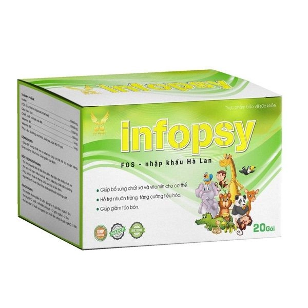 Bổ sung chất xơ cho cơ thể Infopsy hộp 20 gói x 3g