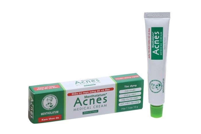 Kem trị mụn Acnes Medical Cream hộp 1 tuýp 18g