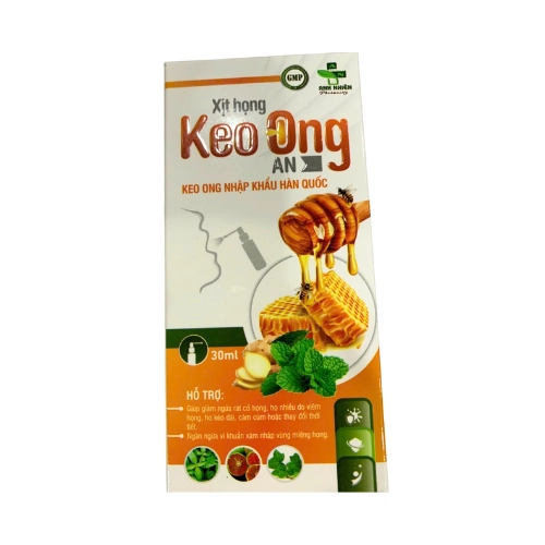 Xịt họng Keo Ong An hộp 1 lọ 30ml