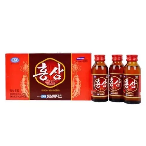 Nước hồng sâm Hàn Quốc Korean Red Ginseng Samsung hộp 10 chai x 10ml