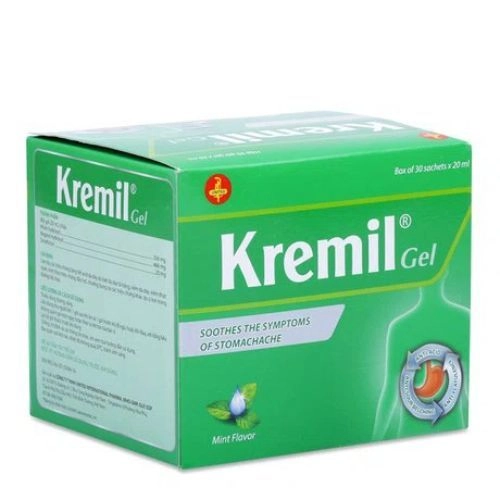 Thuốc trị đau dạ dày Kremil Gel hộp 30 gói x 20ml