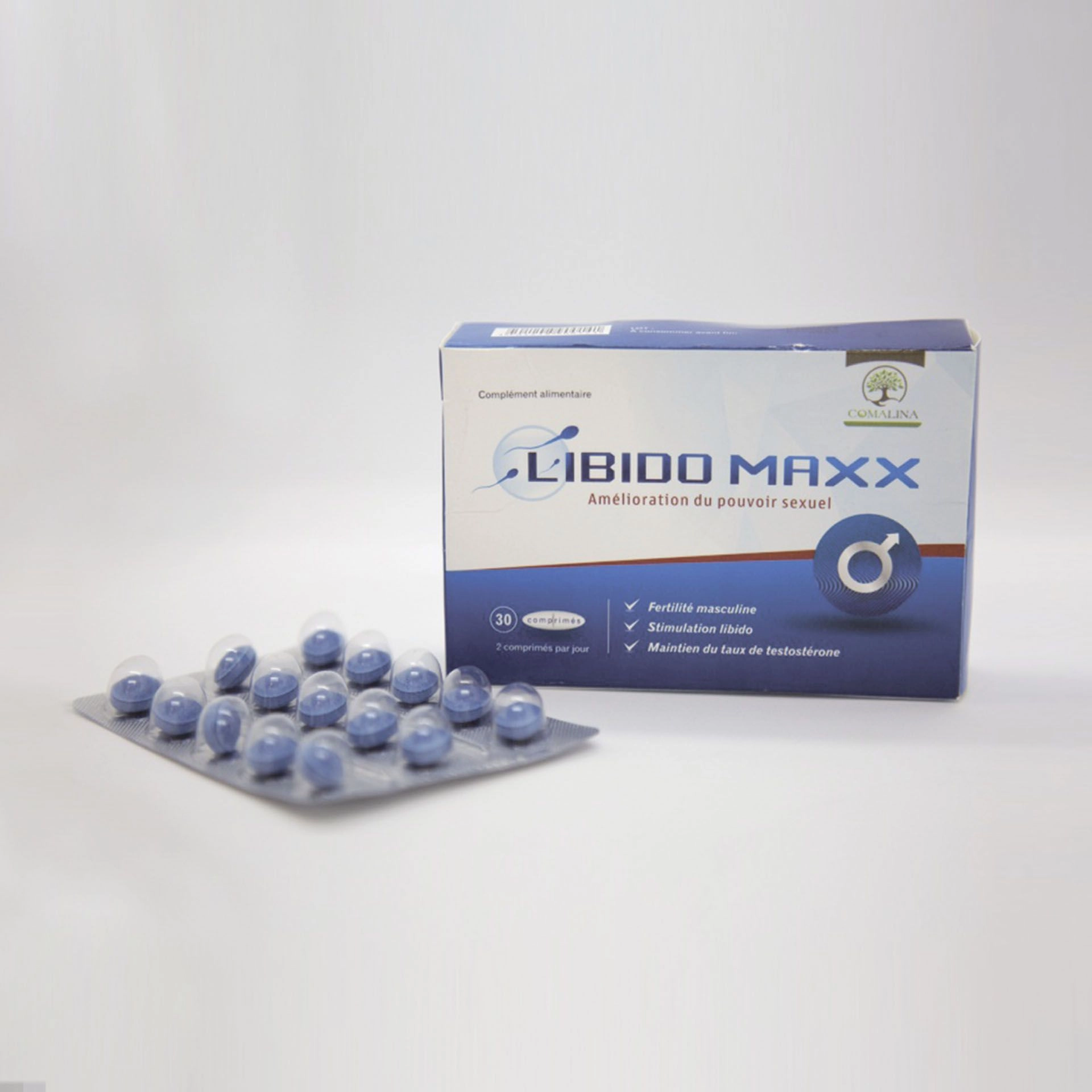 Hỗ trợ tăng cường sinh lực nam giới COMALINA LIBIDO MAXX hộp 2 vỉ x 15 viên
