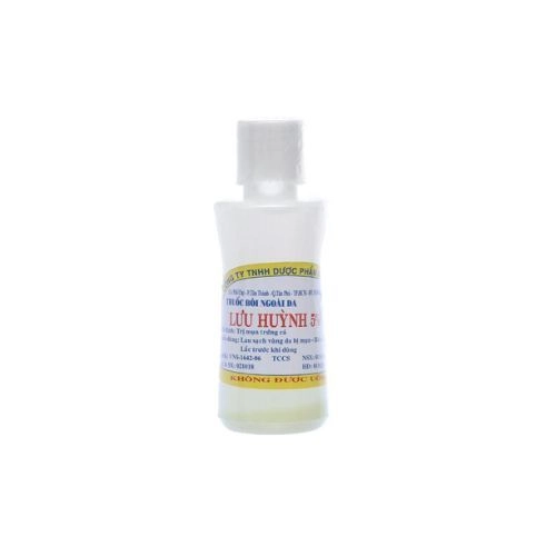 Thuốc bôi ngoài da Lưu huỳnh 5% chai 60ml
