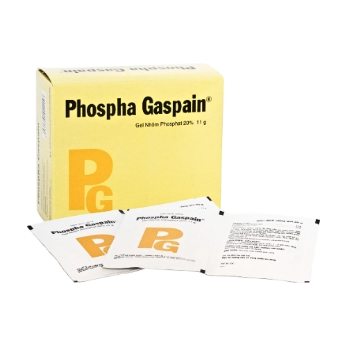 Thuốc trị đau dạ dày Phospha Gaspain Bidiphar hộp 20 gói