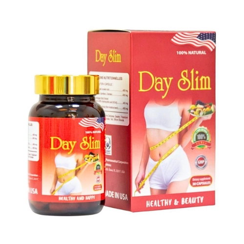 Hỗ trợ giảm cân Day Slim Arnet Pharma hộp 1 lọ 30 viên