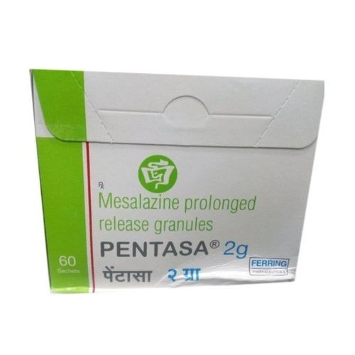 Thuốc trị viêm đại tràng Pentasa 2g hộp 60 gói