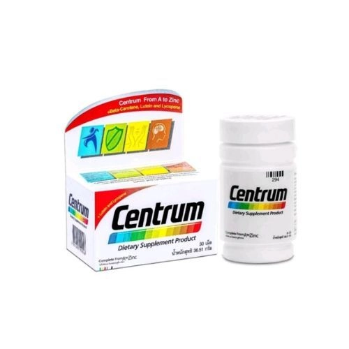 Thực phẩm bảo vệ sức khỏe Centrum Dietary Supplement Product hộp 1 lọ 30 viên