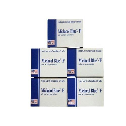 Thuốc đặc trị viêm đường tiết niệu Miclacol Blue - F hộp 10 vỉ x 10 viên