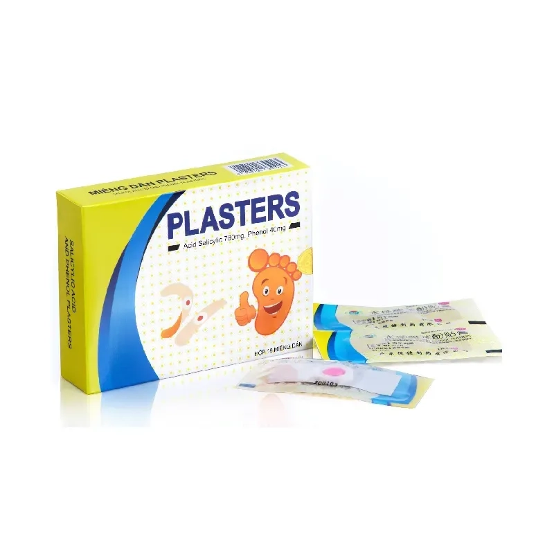 Miếng dán trị mụn cóc Plaster hộp 18 miếng