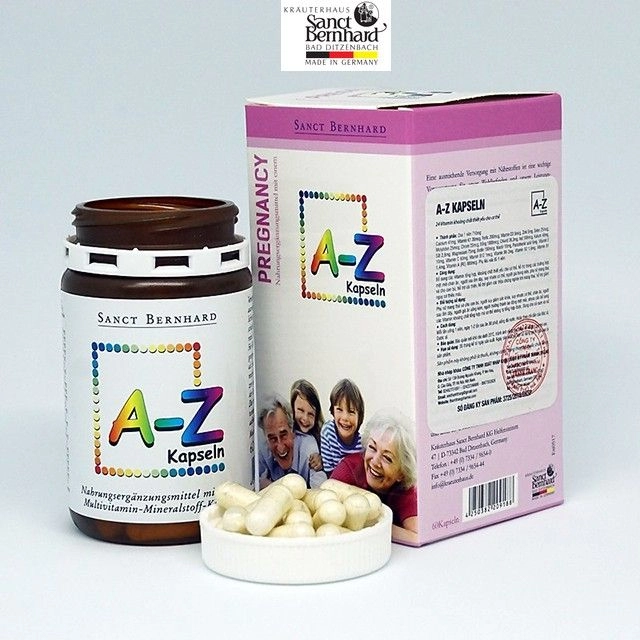 Multivitamin A-Z KAPSELN Hộp 60 viên