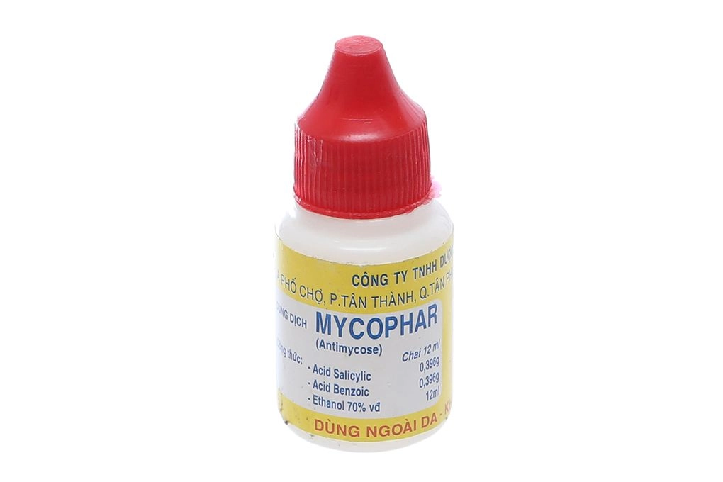 Dung dịch bôi trị nấm da Mycophar chai 12ml