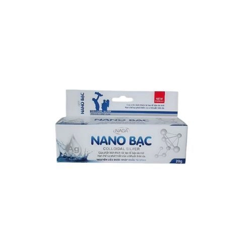 Gel bôi đa năng Naga Nano Bạc hộp 1 tuýp 20g