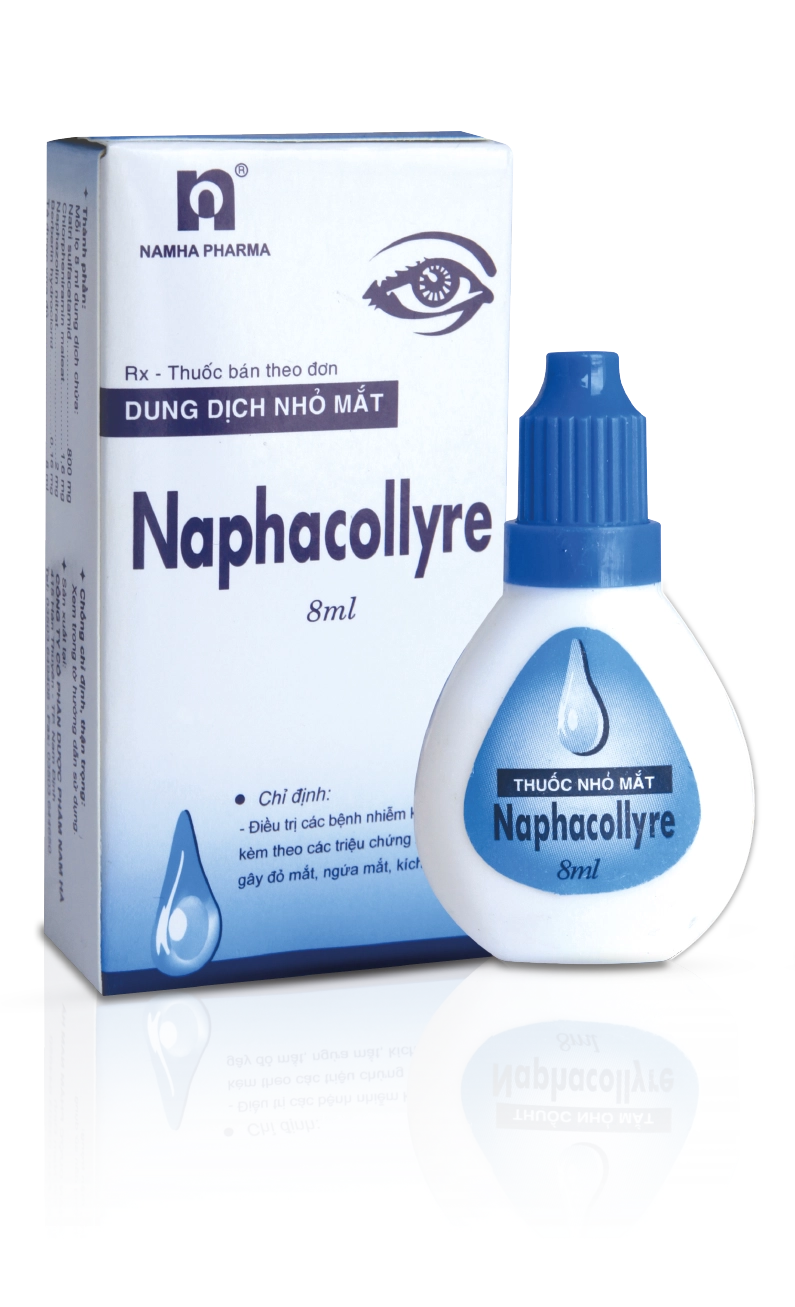 Thuốc nhỏ mắt Naphacollyre hộp 1 lọ 8ml