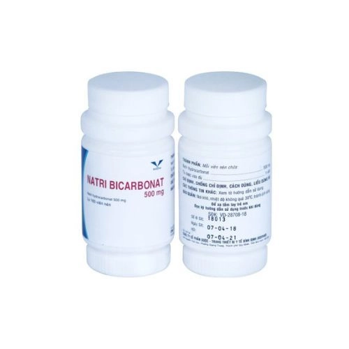 Natri bicarbonat 500mg hộp 160 viên