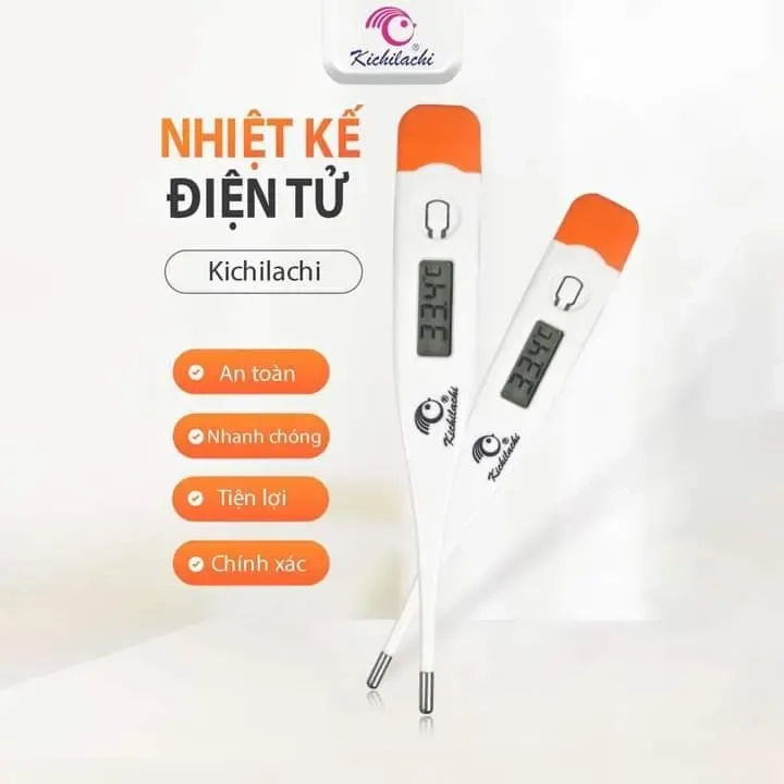 Nhiệt kế điện tử Kichilachi hộp 1 cái