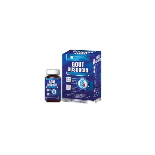 Hỗ trợ điều trị gút, phong thấp Gout Gusdocin hộp 1 lọ 60 viên