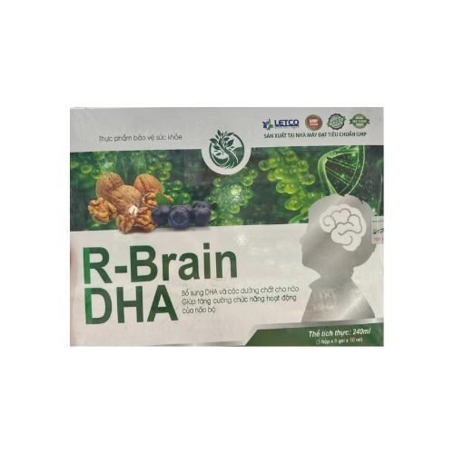 Bổ sung DHA và các dưỡng chất cho não ,tăng cường chức năng hoạt động của não bộ R-BRAIN DHA hộp 3 hộp x 8 gói x 10ml