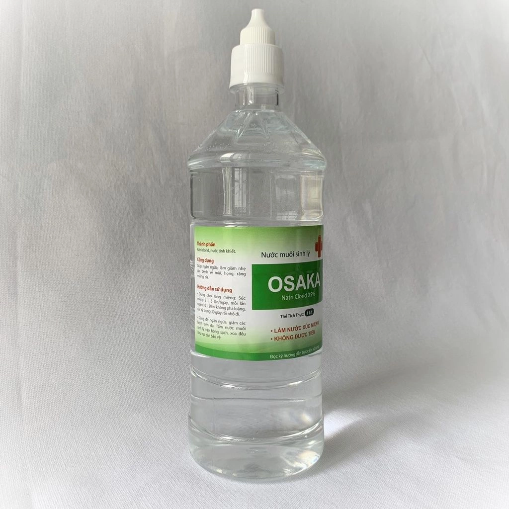 Nước muối sinh lý OSAKA chai 1000ml