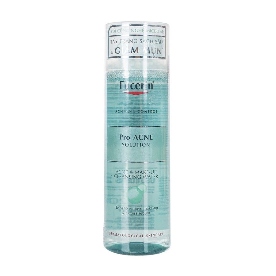 Nước tẩy trang Eucerin Acne-Oil Control Pro Acne Solution Cleansing Water chai 200ml