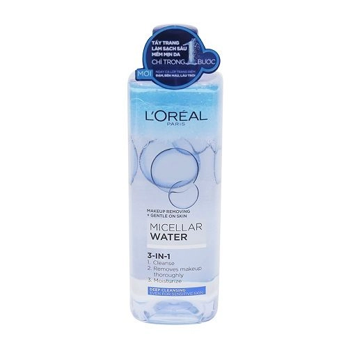 Nước tẩy trang L'Oreal Deep Cleansing (xanh đậm) chai 400ml