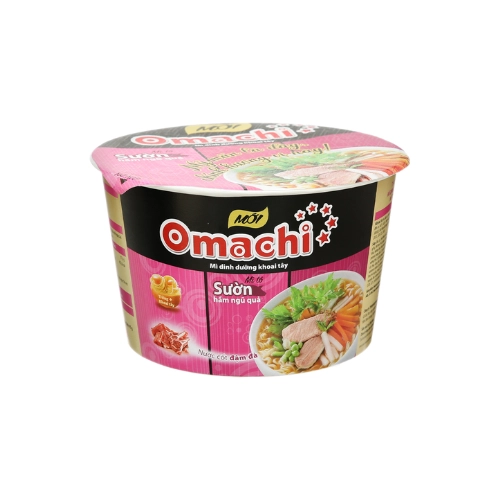 Mì khoai tây Omachi sườn hầm ngũ quả hộp 95g