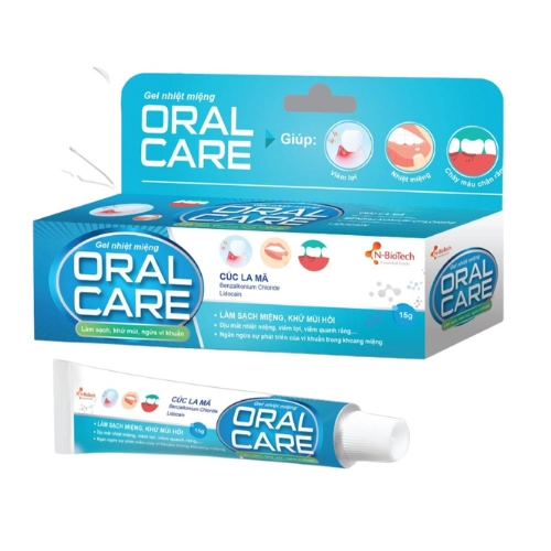 Gel nhiệt miệng Oral Care N-BioTech hộp 1 tuýp 15g
